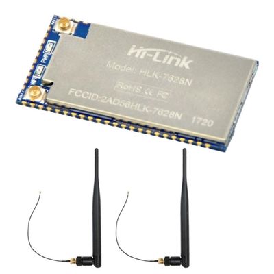 DirectNine Basics for HI-Link 300Mbps Iot Routing Module 2.4Ghz WiFi Smart Gateway with Antenna for PENWRT Secondary Development, 6924023036980
