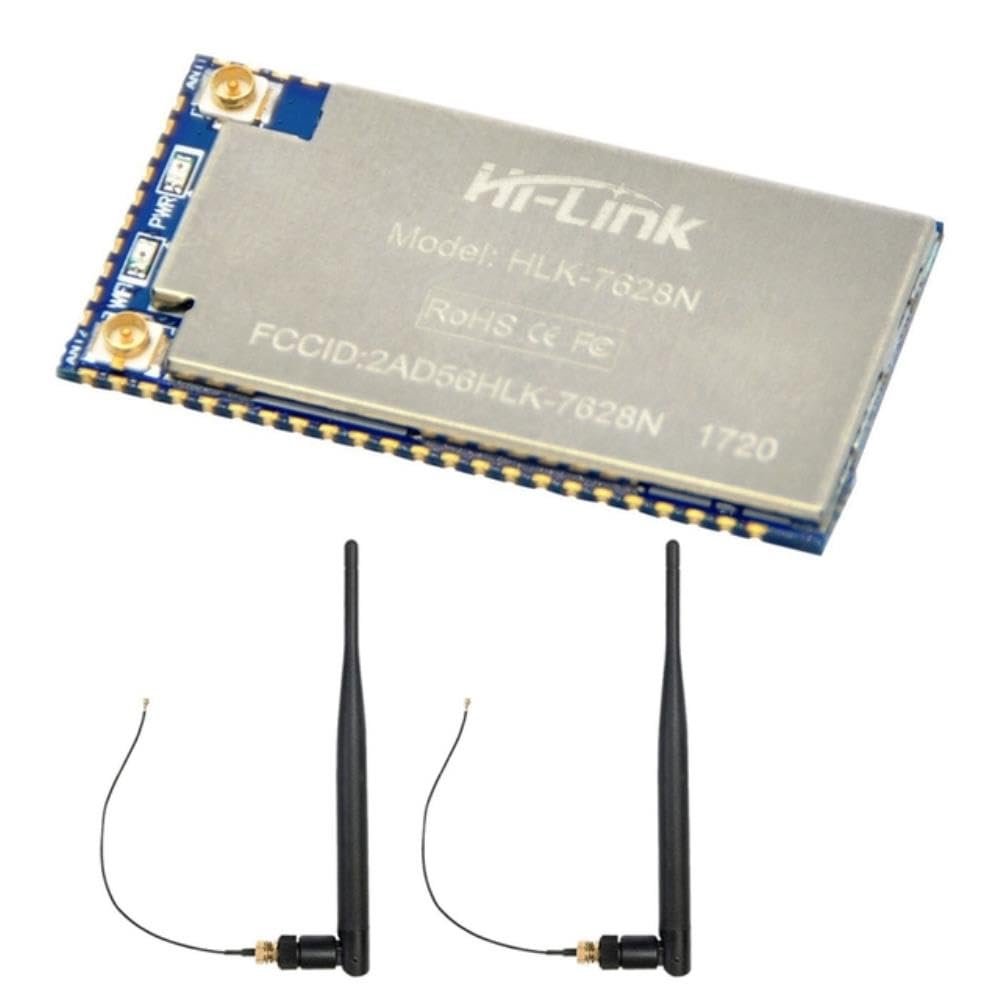 DirectNine Basics for HI-Link 300Mbps Iot Routing Module 2.4Ghz WiFi Smart Gateway with Antenna for PENWRT Secondary Development, 6924023036980