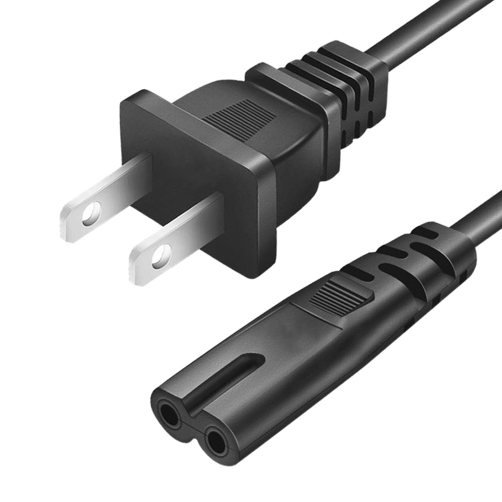 10 FT Power Cord Printer AC Power Cable 2-Prong Replacement