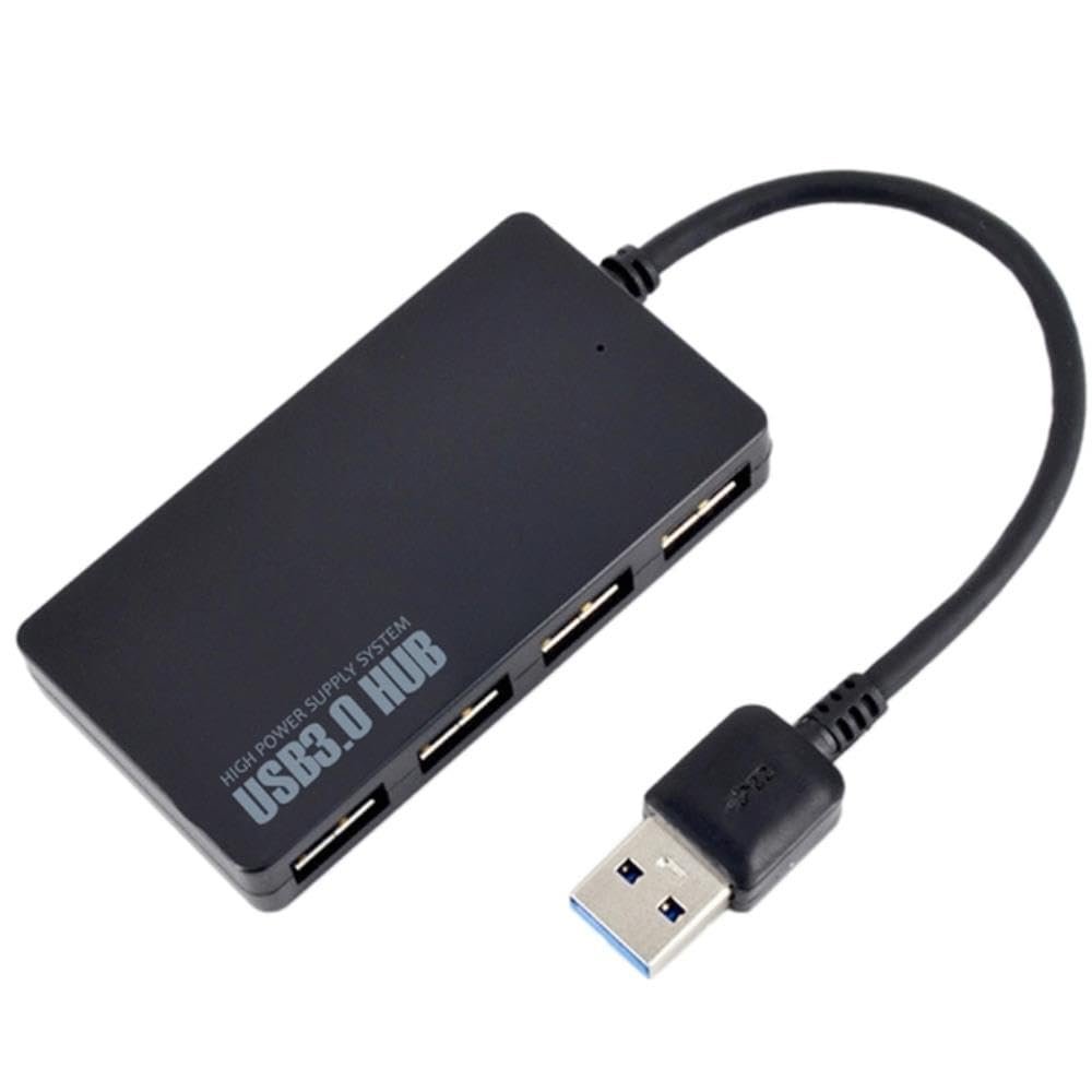 DirectNine Basics for USB 3.0 Hub High Speed USB3.0+USB2.0 Hub External 4-Port Splitter for Laptop Support Windows 10/8/7//XP, 6924023028657