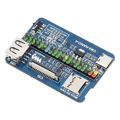 DirectNine Basics for Compute Module 4 Baseboard for 40PIN GPIO CM4 Ultra Mini Expansion Board USB2.0 Type A CM4 Connector, 6924023032876