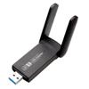 DirectNine Basics for USB WiFi 1300Mbps USB 3.0 Dongle 2.4G 5G Dual Band 2 in 1 Network Card for Desktop Computer, 6924023031046 view 1