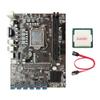 for B250C 12P Motherboard for LGA1151 12 USB3.0 PCIE GPU Slot+G4400 CPU+SATA Cable view 2
