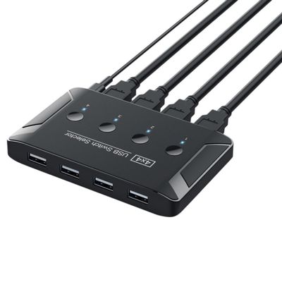 for T28 Switch USB Switch 4 USB Devices Peripheral Switcher 4 Port USB