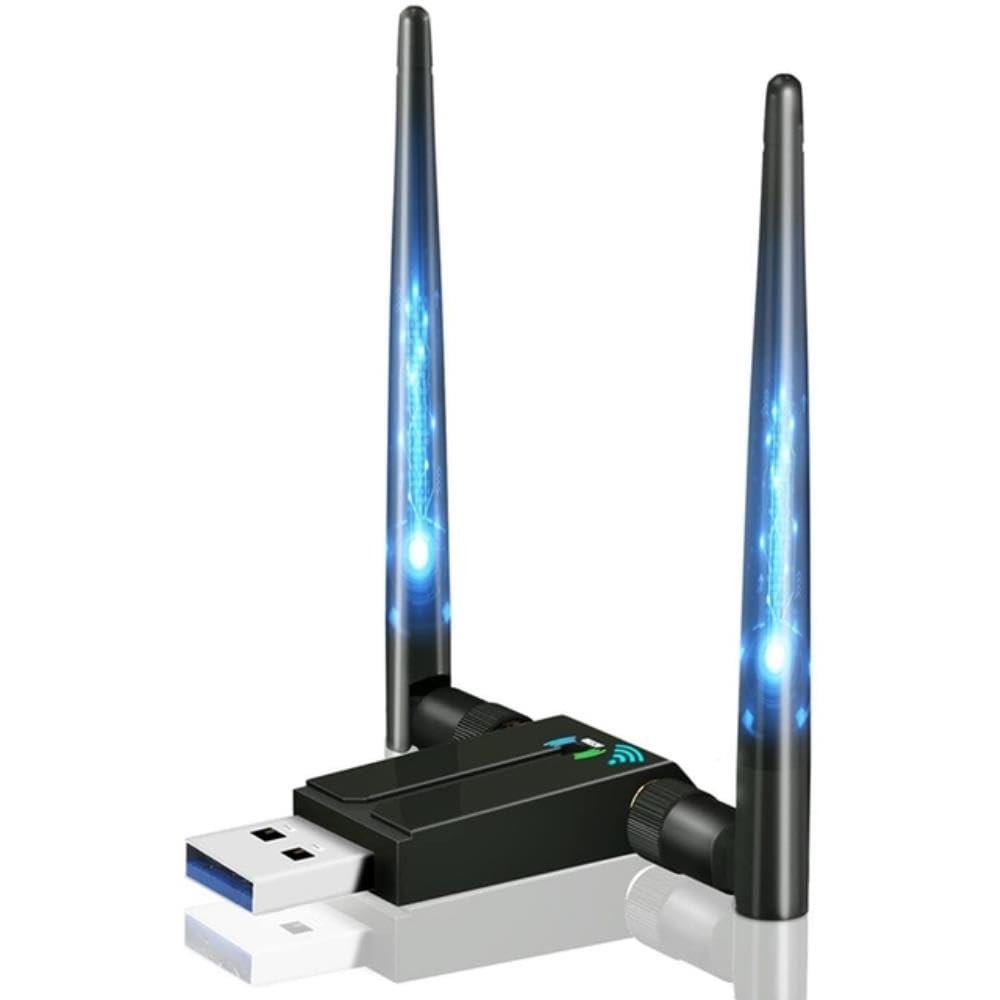 DirectNine Basics for 1300Mbps WiFi Dongle Dual Band USB WiFi for Desktop PC USB 3.0 PC WiFi for Windows XP//10/8/7/Mac, 6924023031435