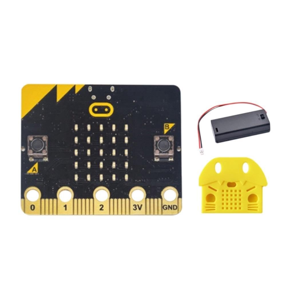 DirectNine Basics for BBC Micro:Bit Go Start Kit Programmable Learning Development Board with Protective Case+Box for DIY Projects, 6924023035587