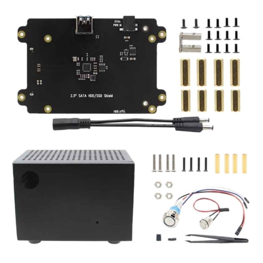 DirectNine Basics for Storage Module for Storage Development Board+Metal Case for 2.5 Inche SATA SSD/HDD T300 V1.1 Expansion Board, 6924023039097