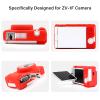 VOVMOEYA Camera case for ZV-1F Case,Silicone Protective Case Compatible with Sony ZV-1F/ZV-1 II/ZV-1M2,Screen Protector for ZV-1F[2 Packs],Camera Hot Shoe Cover for ZV-1F ZV-1 II Camera Accessories view 2