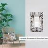 Pznen Decorative Animal Tiger 1-Gang Single Rocker Wall Plate, White Tiger Portrait Light Switch Cover Plates 4.5"x 2.76" for Living Room Kitchen Home Decor view 3