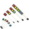 10Pcs 1 2 3 4 Key Button Membrane Switch Matrix Array Keyboard Keypad Control Panel Pad DIY Kit (Color : 4 Key) view 2