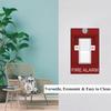 Pznen Fire Alarm Single Rocker Wall Plate Decorator Rocker Switch Plate 1 Gang Light Switch Cover Electrical Switchplate Decorative Faceplate Standard Size 4.5 x 2.76 Inch view 3