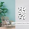 Pznen Pet Paw Bone 1-Gang Single Toggle Wall Plate, Dog Cat Paw Fish Bone Light Switch Cover Plates 4.5"x 2.76" for Home Office Pet Room view 3