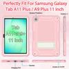 BMOUO for Samsung Galaxy Tab A11+ Plus Case 11" 2026/A9+ Plus Cases 11 Inch 2023 (SM-X210/X216/X218), Heavy Duty Shockproof Protective Samsung Galaxy Tab A11 Plus/A9 Plus Cases, Pink view 4