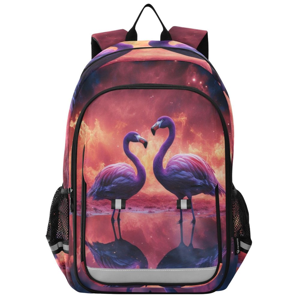 ALAZA Vintage Flamingos Backpack Bookbag Laptop Notebook Bag Casual Travel Daypack for Women Men Fits15.6 Laptop