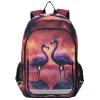ALAZA Vintage Flamingos Backpack Bookbag Laptop Notebook Bag Casual Travel Daypack for Women Men Fits15.6 Laptop view 1