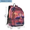 ALAZA Vintage Flamingos Backpack Bookbag Laptop Notebook Bag Casual Travel Daypack for Women Men Fits15.6 Laptop view 2
