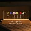Juzly POD Custom Grandmas Garden Birth Month Flower Personalized LED Night Light, Mother's Day Decor Gift for Grandma Mom Nana Mimi view 1