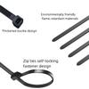 1000pcs Zip Ties 10 inch, Heavy Duty Plastic Cable Ties, Premium Plastic Wire Ties with 40 Pounds Tensile StrengthSelf-Locking Nylon,Wire Ties for Home,Garden,Workshop,Office view 3