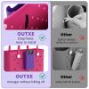 OUTXE Silicone Phone Holder for Bogg Bag, Phone Case Holder Charms Accessory Compatible with All Bogg Bags, Cell Phone Holder for Bogg Bags, Phones Insert Attachment for Beach Tote-Purple view 4