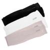 Veemoon 3pairs Uv Arm Sleeves for Women Cooling Elbow Guard Sleeve Grey White Black for Sports Cycling Golf and Outdoor Activities view 1