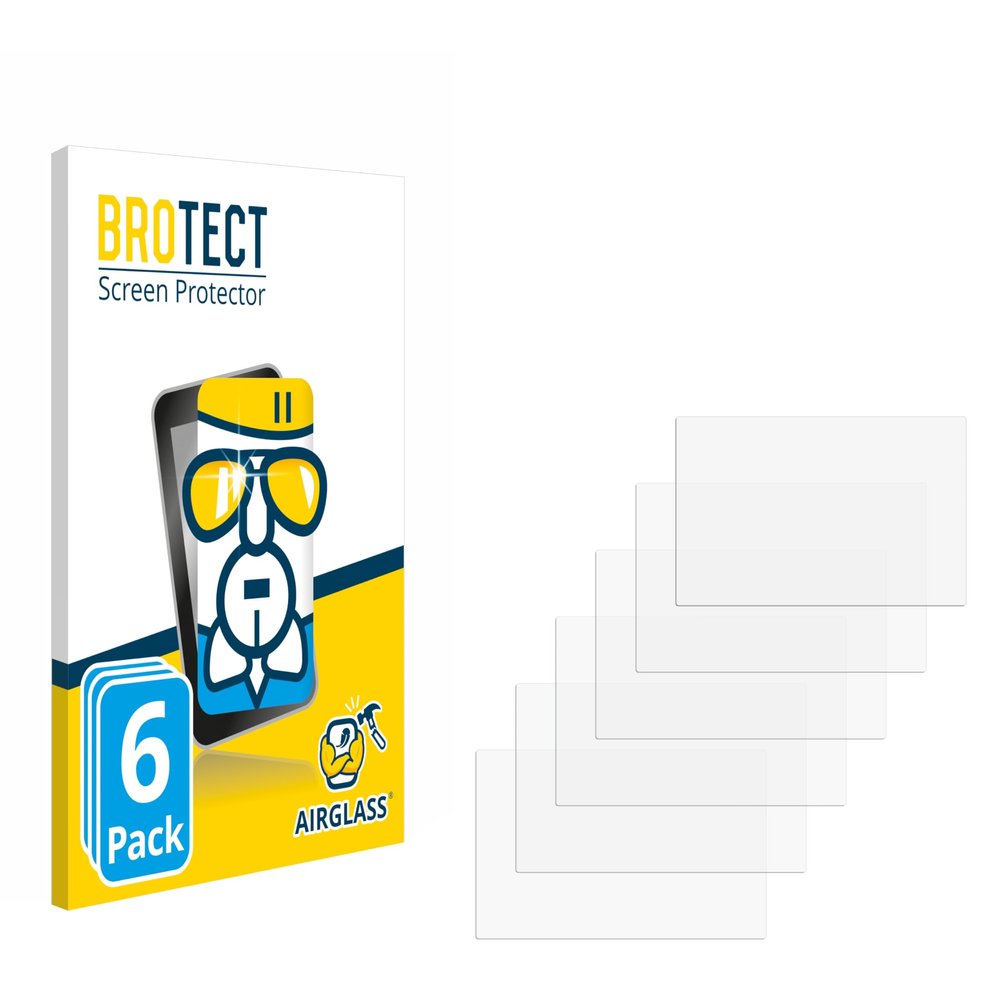 brotect Glass Screen Protector Film for Prusa MK4 (6 Pack) - Glass-Foil 9H Protection [Scratch Resistant, High Clarity]