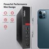Lenovo ThinkCentre M710q Tiny Desktop Computer, 6th Gen Intel Core i3-6100T, 16GB DDR4 RAM, 256GB SSD, DisplayPort, Keyboard and Mouse, WiFi, BT, Windows 11 Pro (Renewed) view 3