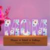 SweetJECCU Personalized Mom Flower Acrylic LED Lamp, Custom Grandchildren Names Night Light Acrylic Engraved Night Lamp, Customized Mother's Day Gifts for Mom Grandma from Daughter Son (Style 2) view 4