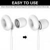 Earplug Lanyard [2 pcs] with Magnetic Tug-Resistant Safety Cord, Flexible Silicone Lanyard with Most Earplugs with Removable Tips Compatible(White) view 2