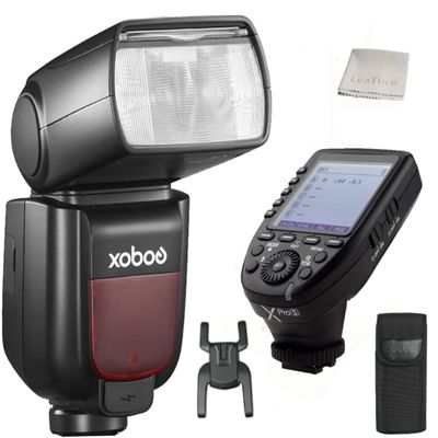 Godox TT685II-S Camera Flash Compatible with Sony and Godox XPro-S TTL Wireless Trigger, TT685IIS Hot Shoe TTL GN60 2.4G Wireless HSS 1/8000s Speedlight Sync