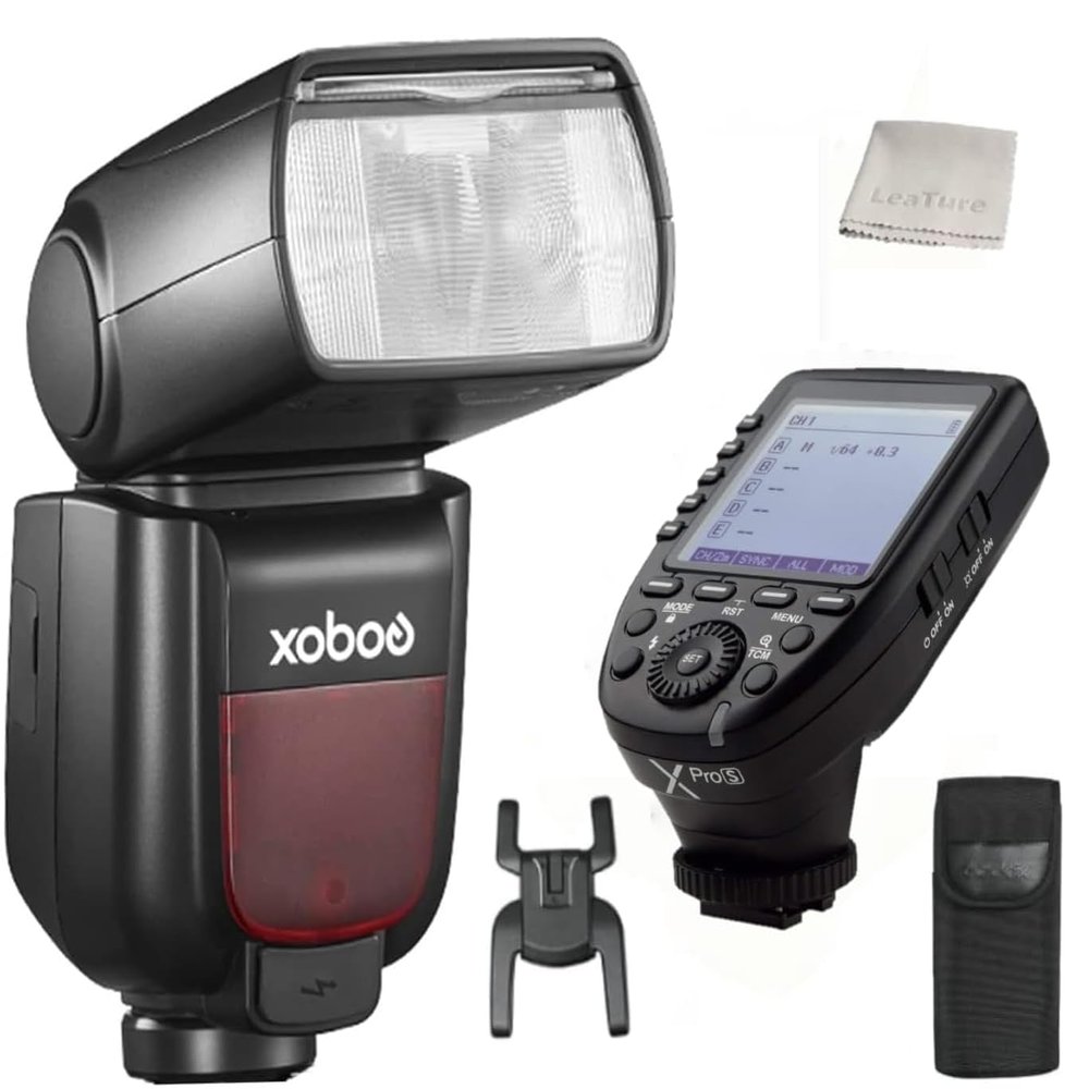Godox TT685II-S Camera Flash Compatible with Sony and Godox XPro-S TTL Wireless Trigger, TT685IIS Hot Shoe TTL GN60 2.4G Wireless HSS 1/8000s Speedlight Sync