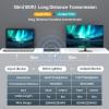 MT-VIKI Upgraded 4K HDMI Splitter 1 in 2 Out, 1x2 Slim Powered HDMI Splitter for Dual Monitors, 4K@30Hz, Duplicate/Mirror for PS4 Fire Stick HDTV view 3