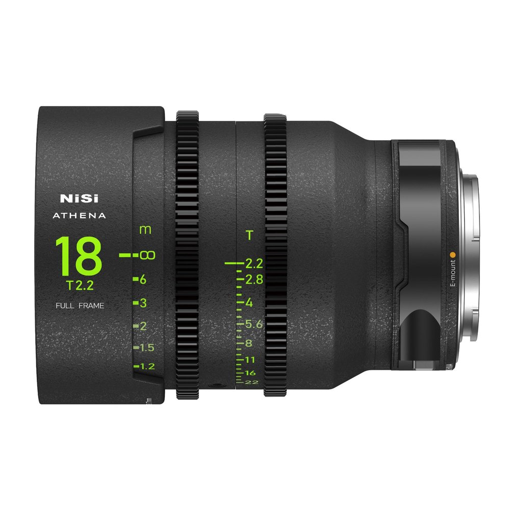 NiSi 18mm Athena Prime Full Frame Cinema Lens T2.2 (E Mount)