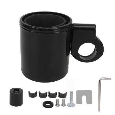 Motorcycle Drink Holder, Motorcycle Cup Holder, Motorcycle Handlebar Cup Holder Aluminium Alloy Adjustable Drink Holder Cups Water Bottle Handlebar Mount for ATV