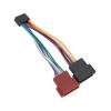 16 Pin ISO Bus Female Harness Connector Stereo Adapter for Car Radio CD MP3 Players Mounting view 1