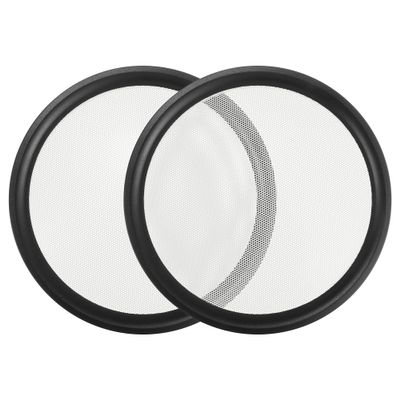 ACROPIX Universal 10" Car Speaker Grills Cover Mesh Round 10 Inch Audio Speaker Subwoofer Guard Protector Case Iron Black White - Pack of 2
