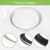 ACROPIX Universal 8" Subwoofer Speaker Rings Cover Spacers Speaker Audio Decorative Circle without Mesh Grille ABS Silver Tone - Pack of 2 view 4