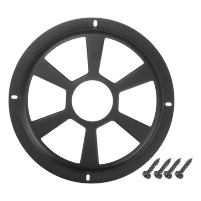 ACROPIX Universal 8" Car Speaker Grills Cover Round 8 Inch Audio Speaker Subwoofer Guard Protector Case with Mounting Screws Iron Black - Pack of 1