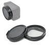 49mm Camera Lens Filter Holder Adapter Ring with ND8 Filter Lens Cap Cover Set Compatible for Insta360 Ace Pro Aluminum Alloy Lens Filter Protective Frame Bracket Action Camera Accessories view 1