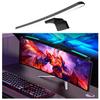 EVERZONE Curved Monitor Light Bar,Adjustable Screen Light with Non-Glare, Asymmetrical Projection Screenbar, Three Color Temperatures, Stepless Dimming, RGB Ambient Light, Easy Installation, Black view 1