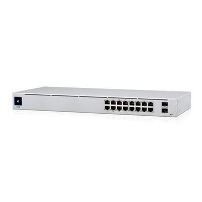 CLASSYTEK UniFi Switch PoE 16-Port USW-16-POE Gigabit Layer 2 Switch 802.3at PoE+ (Renewed)
