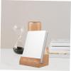 Cabilock Wooden Vinyl Record Stand Sturdy Desktop Holder for Albums Portable and Lightweight Design for and Access for Music Lovers and Vinyl Collectors view 2