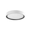 Kuzco Lighting FM43916-WH/BK-5CCT Essex Flush Mount, White/Black view 1