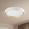 Kuzco Lighting FM43916-WH/BK-5CCT Essex Flush Mount, White/Black view 4