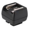 Hot Shoe Adapter with Extra PC Sync Connection Port,Flash Hot Shoe Adapter with PC Port for Photography Accessory Suitable for Camera Flash Microphone Studio Light view 2