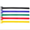 Secure 12 Inch Multi-Colored Hook and Loop Tie Wraps - 50 Pack view 1