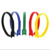 Secure 12 Inch Multi-Colored Hook and Loop Tie Wraps - 50 Pack view 2