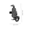 ULTECHNOVO Rotation Bike Phone Holder Aluminium Alloy Motorcycle Mobile Stand for Safe Stable Phone Storage Handlebar Model view 2