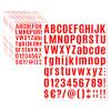 Hopeful Life Feng 10 Sheets Letter & Number Stickers, Alphabet & Mailbox Numbers - 1 inch Vinyl Self-Adhesive, Cup Labels & Party Decoration(Red, 1 inch) view 1