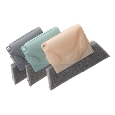 Anneome 3pcs Window Gap Cleaning Brush for Blinds Auto Car Glasses Kitchen Hotels Banks Random Color