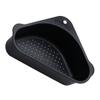 Hoement 304 Stainless Steel Triangular Draining Basket for Kitchen Sink Multi-Purpose Strainer and Storage Holder Ideal for Washing Vegetables and Organizing Kitchen Essentials view 1